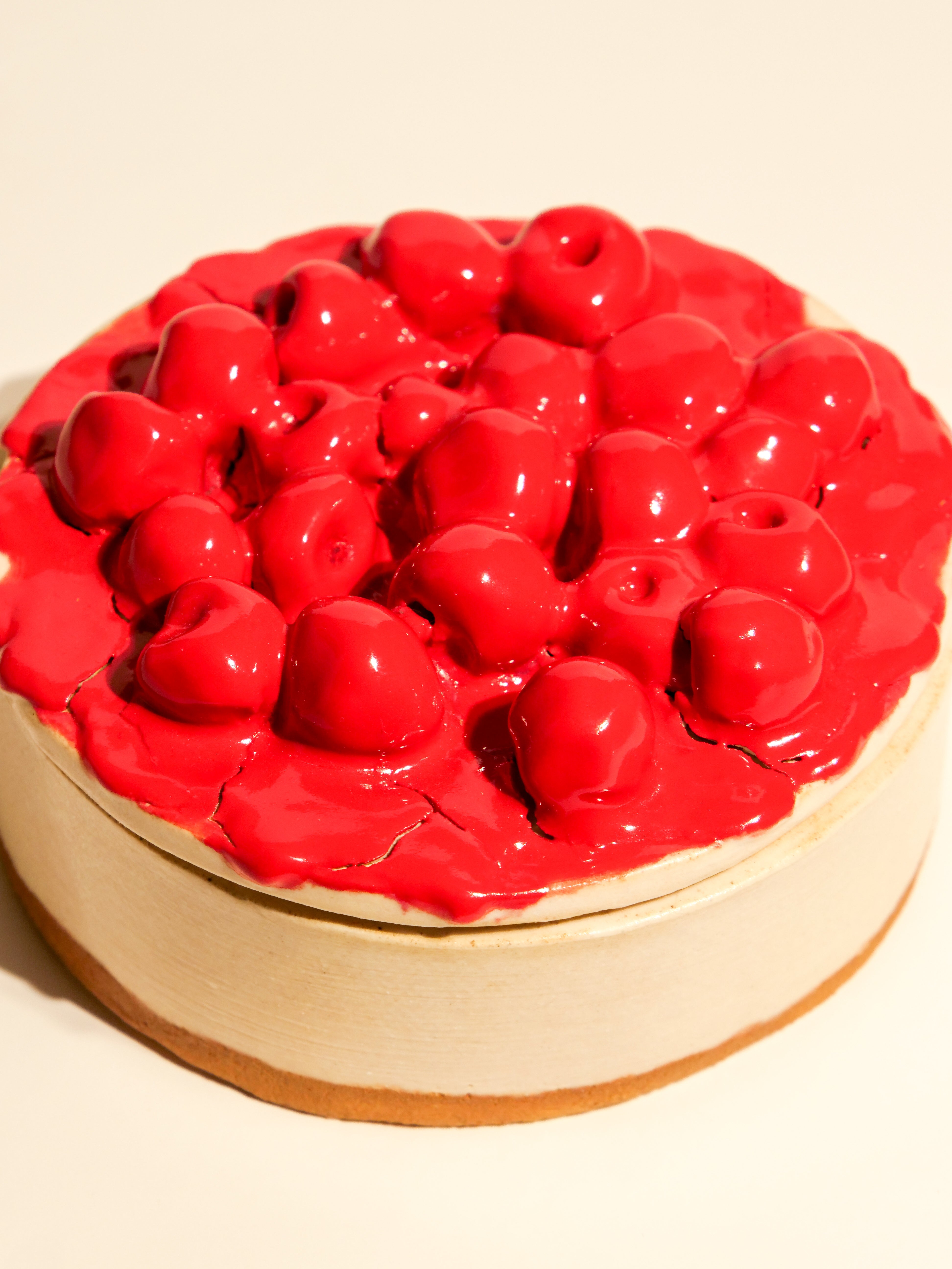 Cherry Cheesecake Ceramic Box