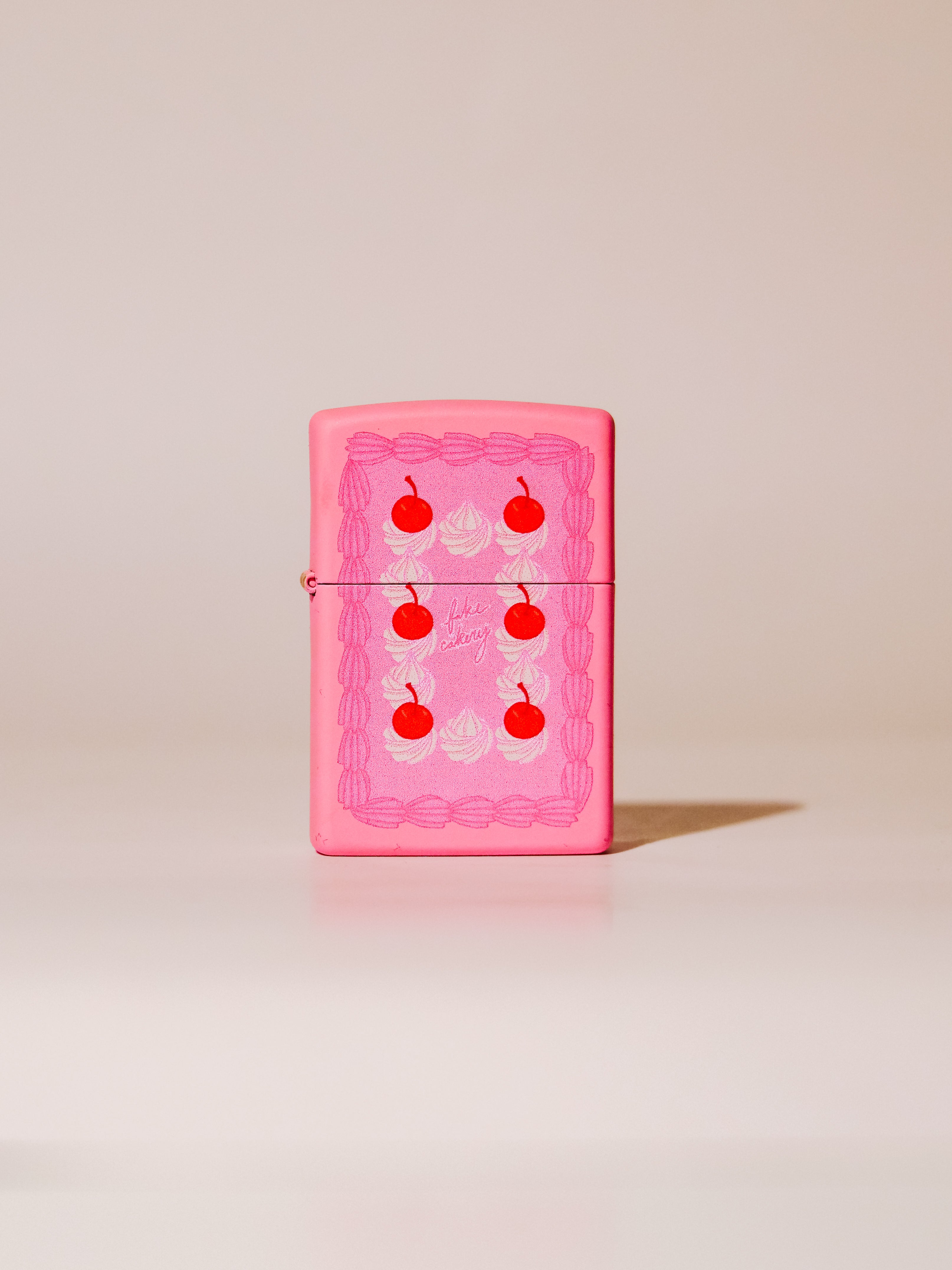 Pink Cake Zippo Lighter