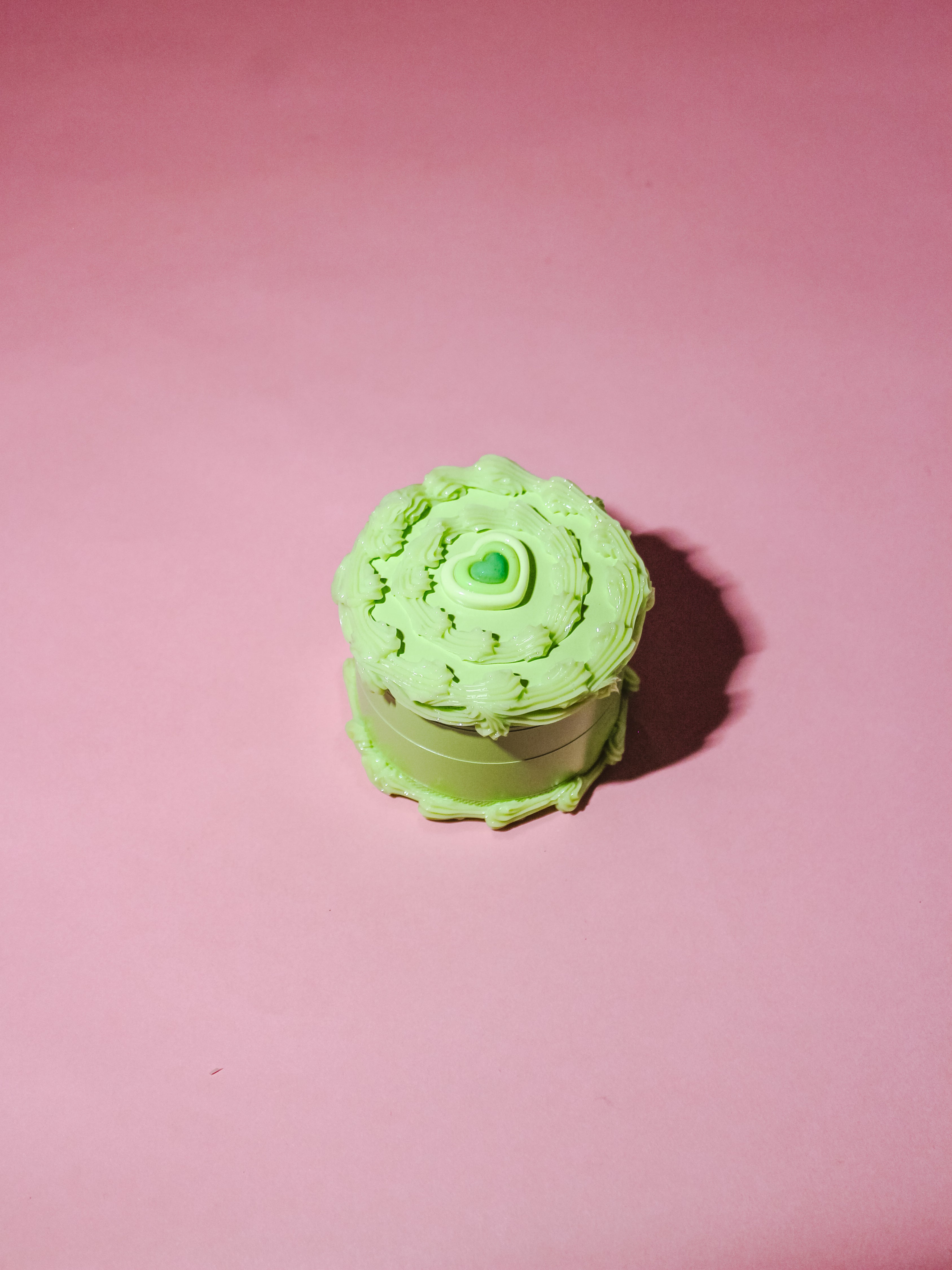 Green Hearts Cake Grinder (4 layer)