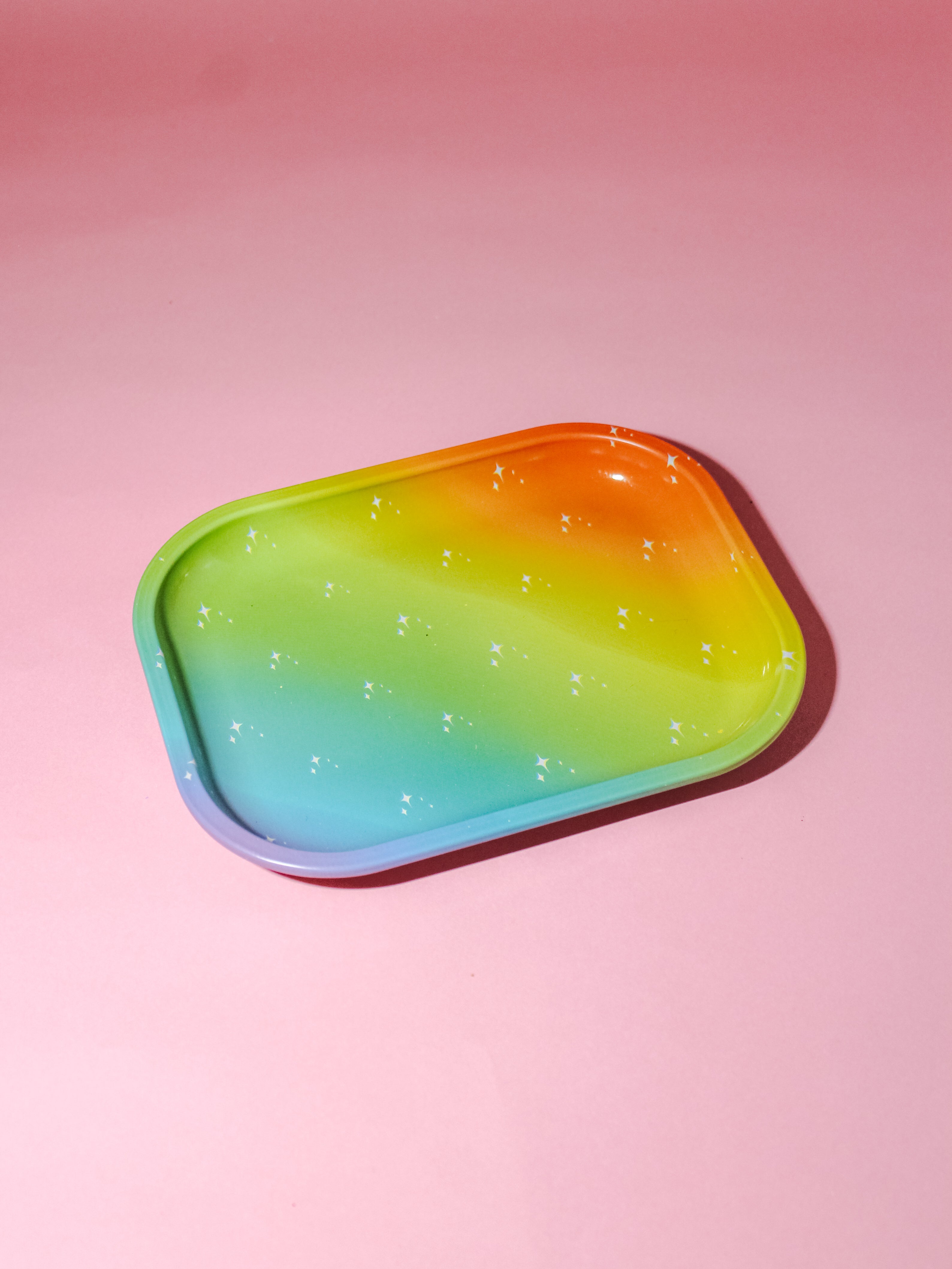 Rainbow rolling tray