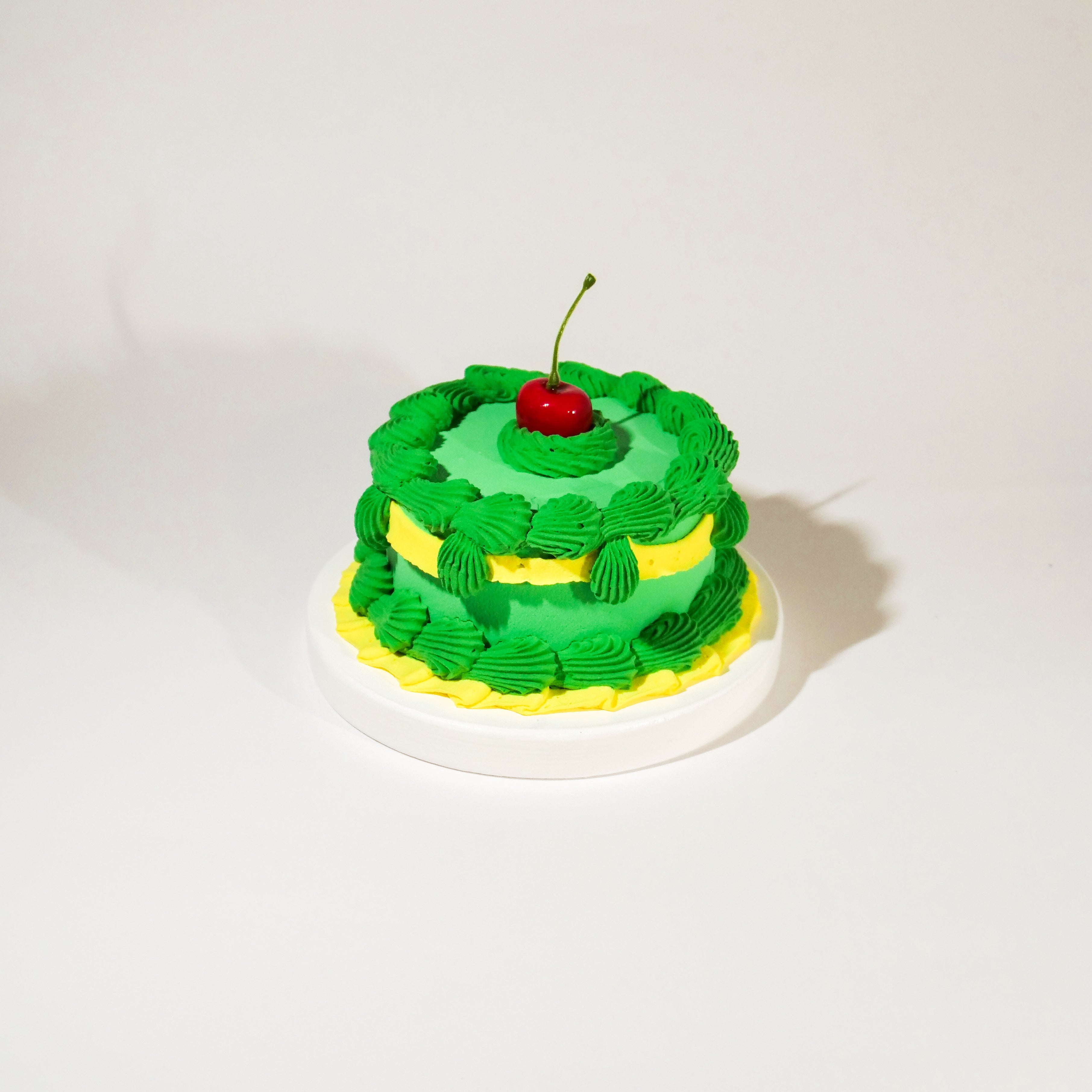 Green Green Cake Sculpture