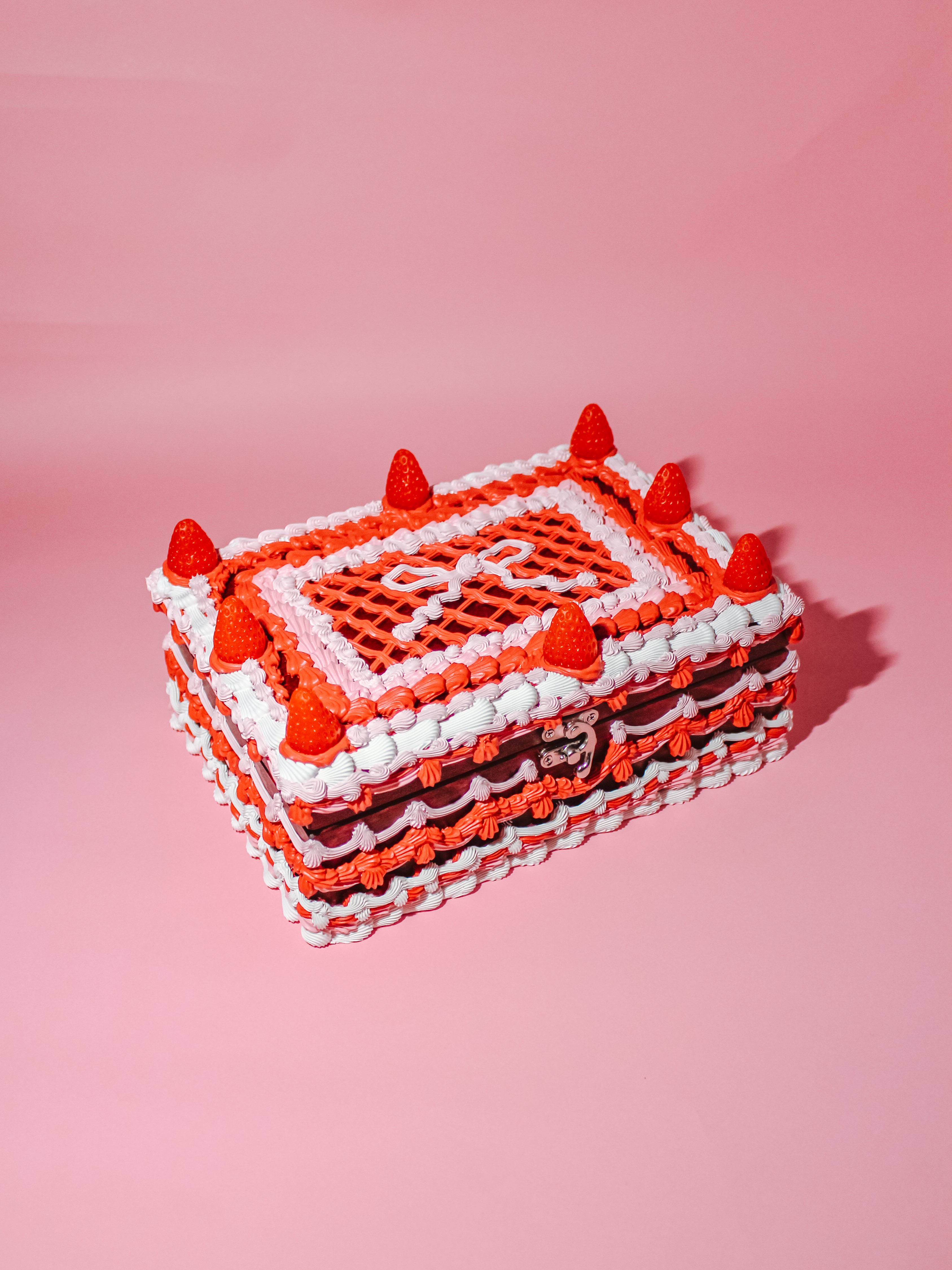 Coquette Red Cake Box