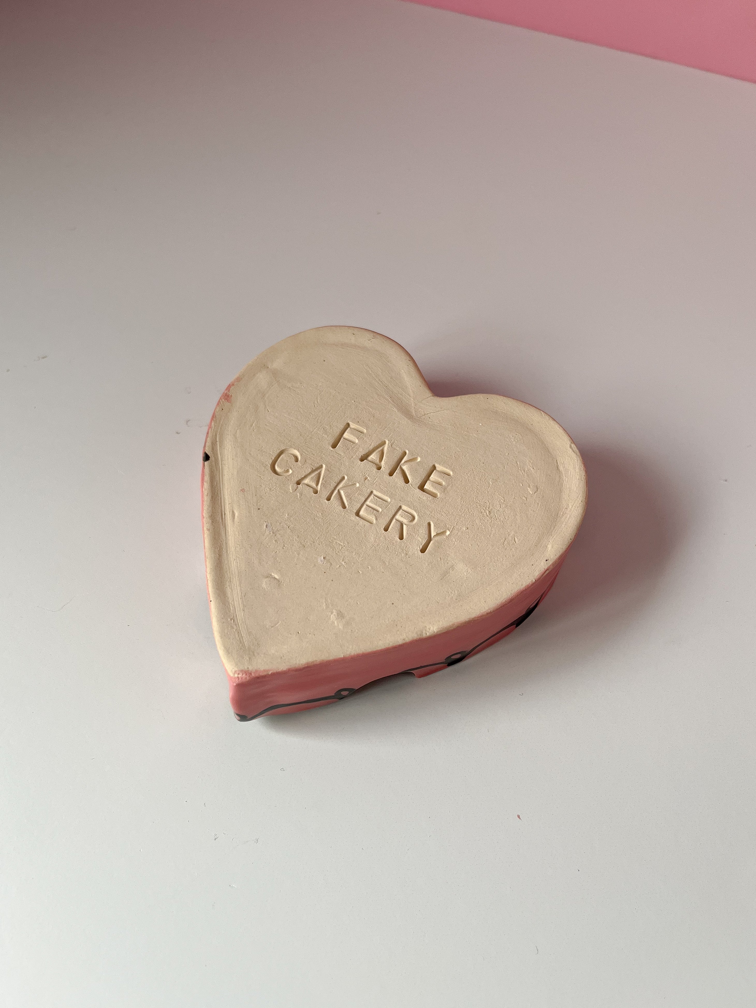 Sample Heart Pink Ashtray