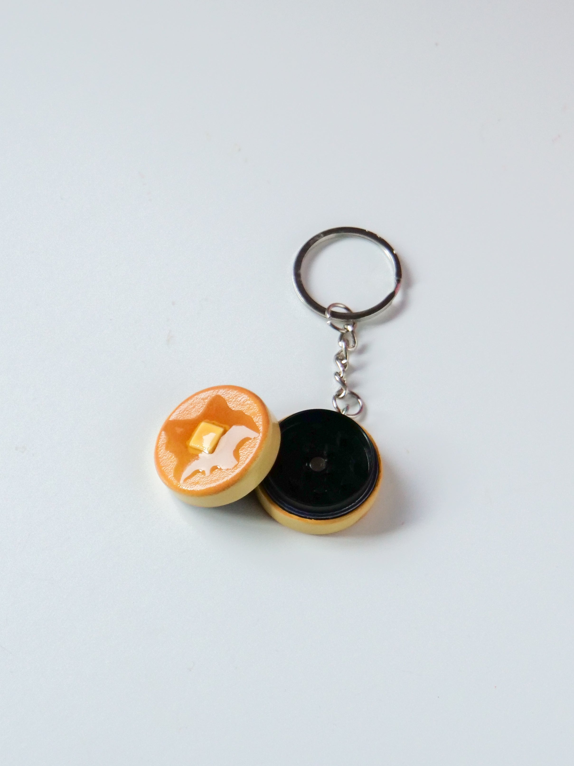 Mini Pancake Grinder Keychain