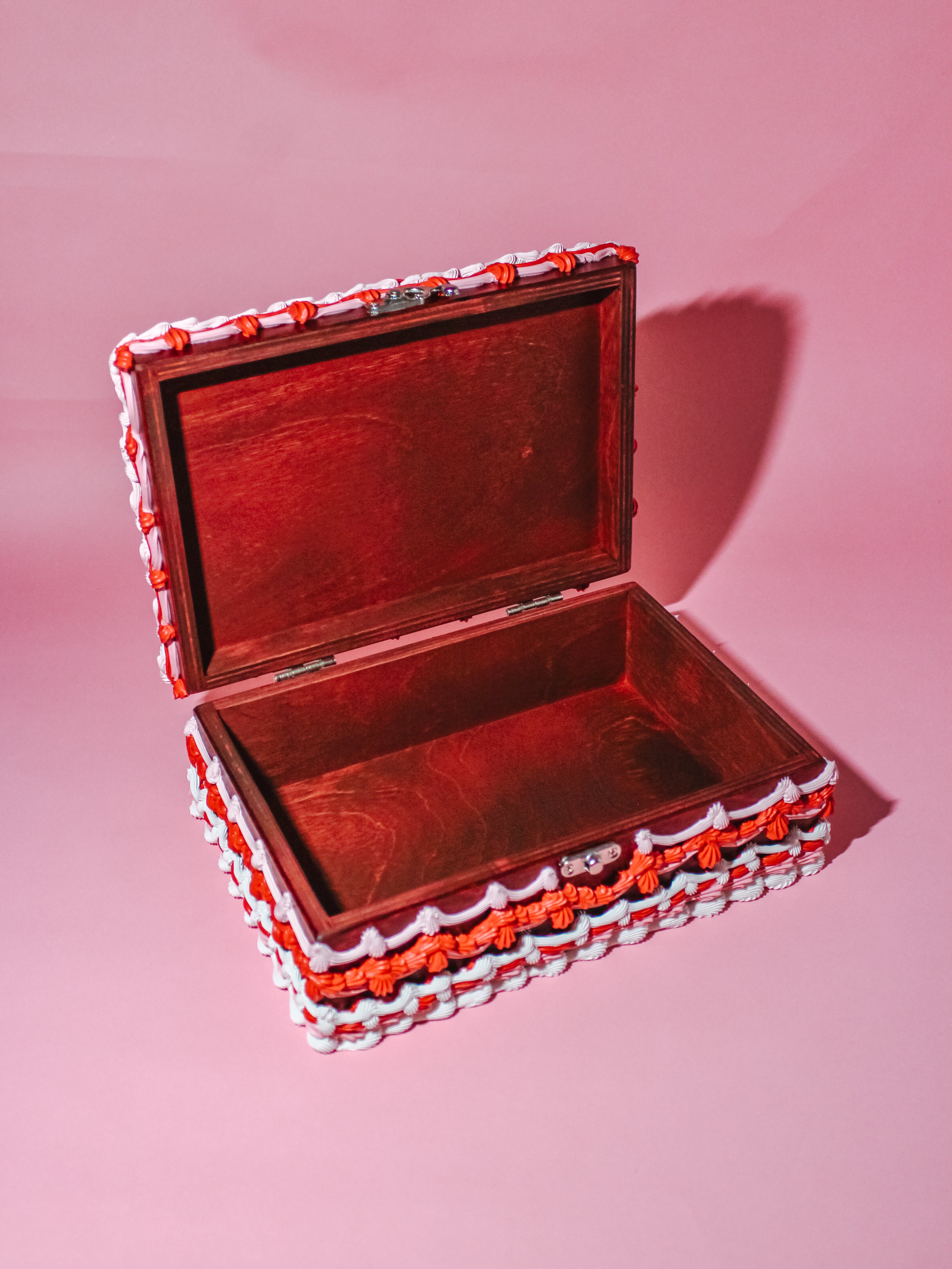 Coquette Red Cake Box