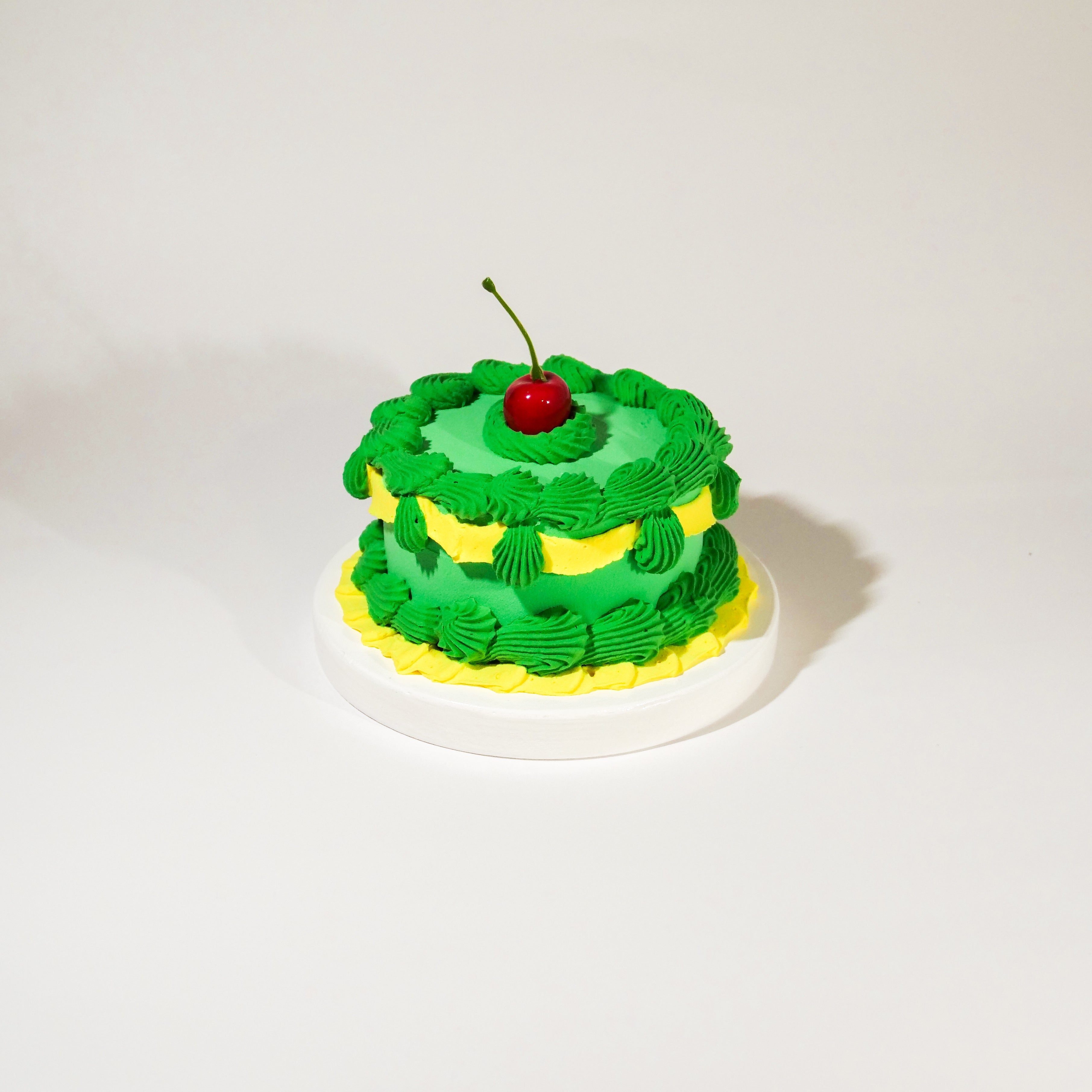 Green Green Cake Sculpture